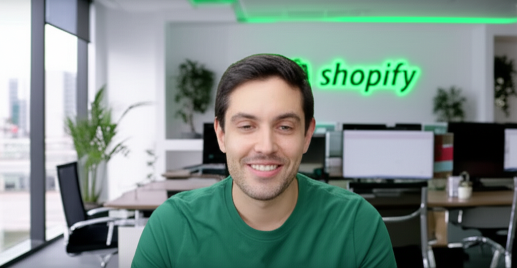 Clean Workspace branded background example