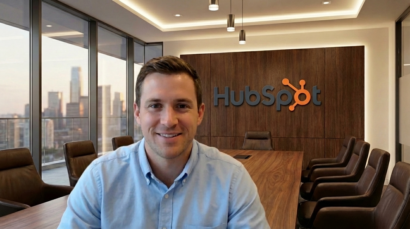 HubSpot branded background example - Executive Suite